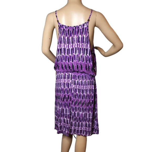Lane Bryant Jersey Knit Purple Drawstring Waist Sleeveless Dress Size 18/20 2X - Picture 5 of 10